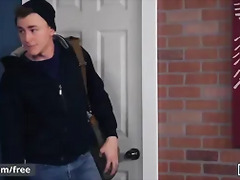 Mencom - Twink Roomate gets pounded by hunk Damien Stone, Zander Lane