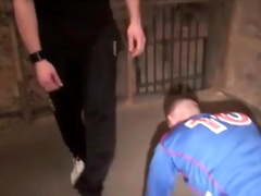 Coach and soccer twink