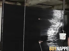 Sebastian Kane blows twink Max Brown through plastic wrap